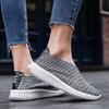 Summer Women Lightweight Slip on Sneakers Casual Plus Size Flats Loafers Soft Beach Walking Sports Shoes