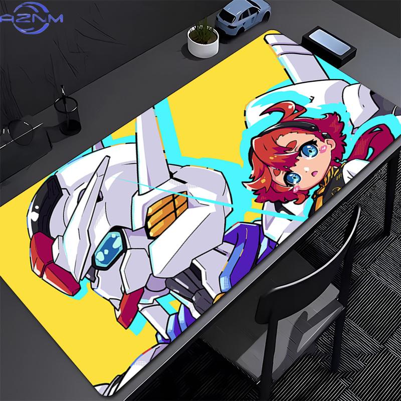 Mouse Pad Large Mechanical Warrior Gundam Aerial Gamer Keyboard Mat Pads Gaming Desk Protector Mousepad Deskmat PC Game Mousepad