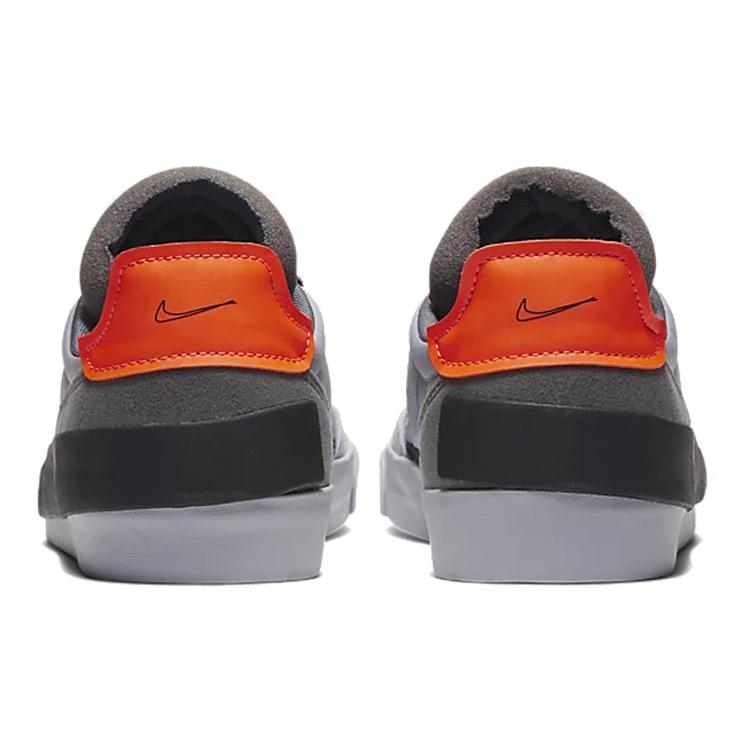 New Nike Drop Type Lx Wolf Grey Total Orange AV6697-002