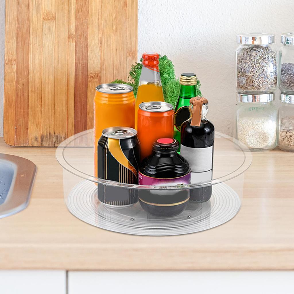 Turntable Organizer Rotation Non-Slip Perfume Storage Container Rack