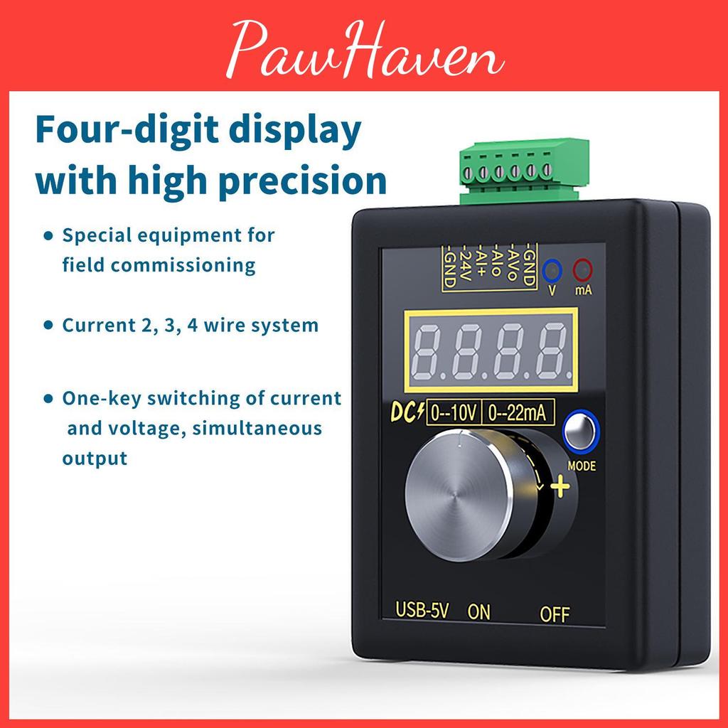 Sg002 Voltage Small Handheld Current Generator Dc 010v 022ma Current Voltage Signal Producer