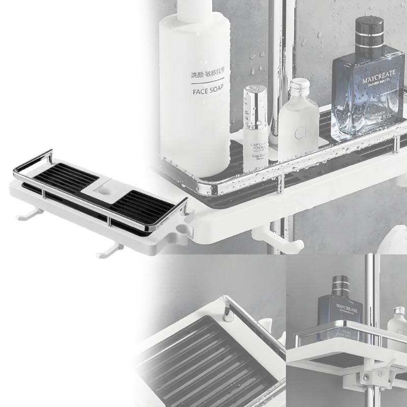Included Bathroom Shower Shelf With For Easy Storage In Home Bathrooms