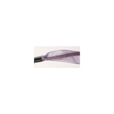 Organza Ribbon with Lobster Clasp Dark Lilac 50 Cm