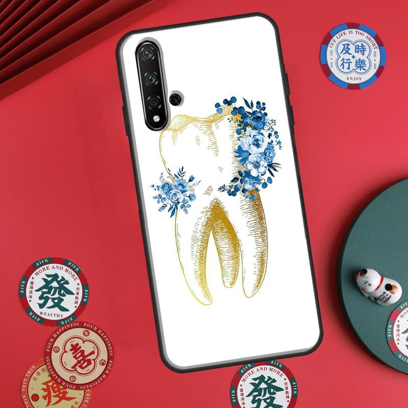 Cute Tooth Dentist For Huawei P60 Pro P30 P40 Lite Nova 7i 8i 11i 12i 12s 10 9 SE Y90 Y60 Y70 Y72 Y61 Y91 Case