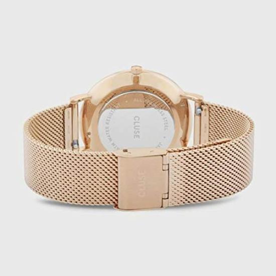 Authorized Dealer Cluse Watch CW0101211003 Boho Chic 28mm Rose Gold Dial [CLUSE] Women's Mesh/White