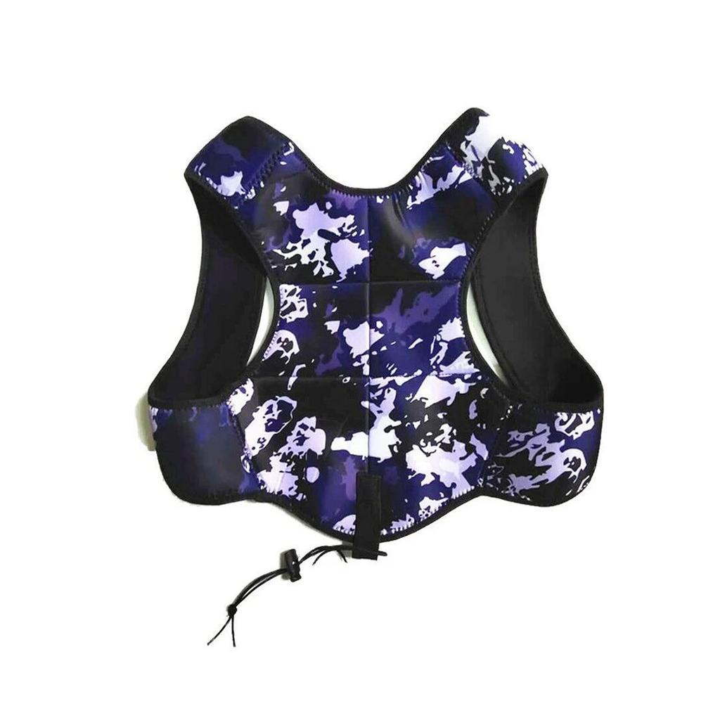 Camo Diving Weight Vest 5MM Lead Shot Belt, Portable Freediving Backpack Adjustable Weight Vest