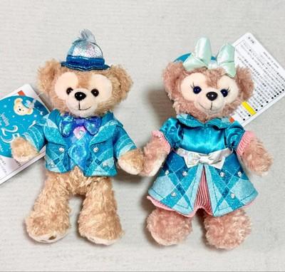 DisneySea 25th Anniversary Duffy ShellieMay Plush Badge (Brand New)2 set