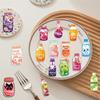50Pcs/Set Funny Animals Juice Bottle Series 01 PET Stickers Waterproof DIY Fashion Doodle Decals Stickers