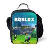 Trendige Roblox Lunchtasche für Schüler und Büroangestellte Oxford-Stoff Umhängetasche