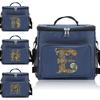 Lunch Bag Insulated Bags Cooler Box Thermal Organizer Handbag Shoulder Storage Lunchbag for Student Graphic Letter Printing