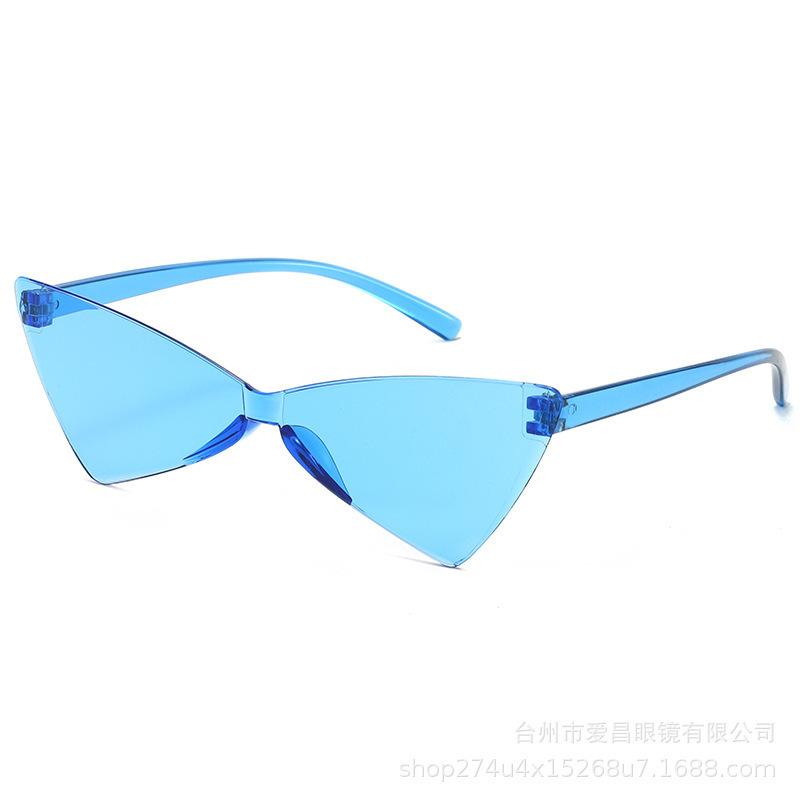 Personality Butterfly Frame Sunglasses Trendy Street-Style Candy-Colored European and American Cross-Border Glasses KJ135
