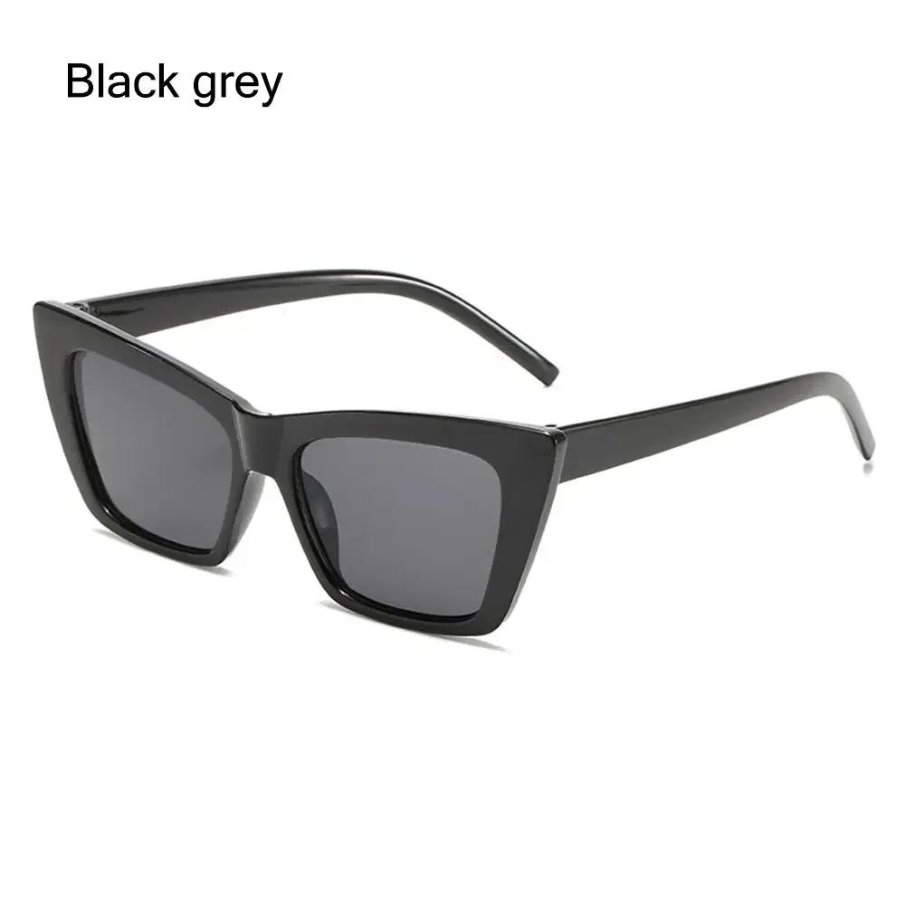 Fashion Square Sunglasses Woman Vintage Cat Eye Design Sun Glasses Female Male Personality Cool Retro Black Cateye Oculos