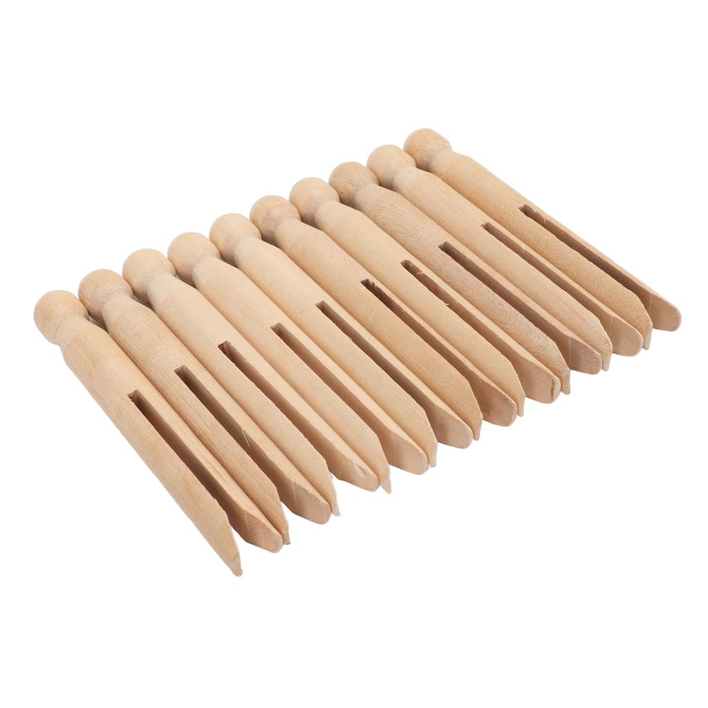 10Pcs Wooden Yarn Ball Winder Large Hollow Slot Strong Smoothing Wood Yarn Storage Stick for Winding Storing