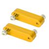2PCS Ruler Positioning Block Aluminum Alloy Adjutsable Ruler Positioning Limit Block Gold