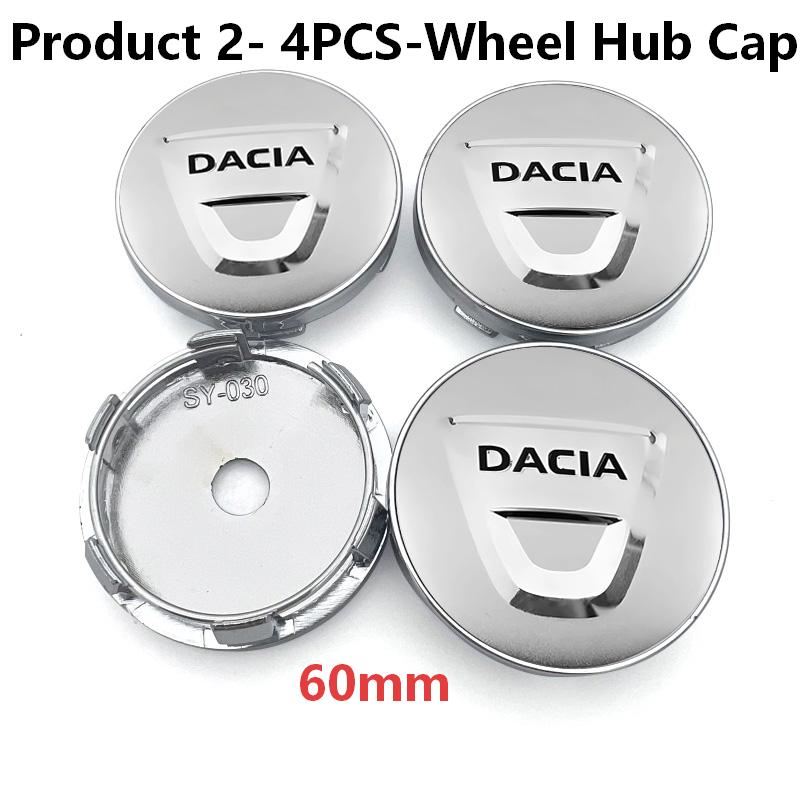 

4pcs/set 56/60mm Car Wheel Center Hub Cap Decoration Sticker Fit Dacia Sandero Duster Jogger Spring Logan Bigster Lodgy Dokker