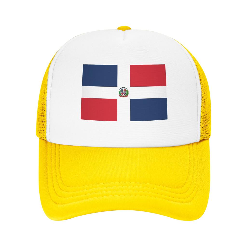 Unisex Women Dominican Republic  Flag Trucker Caps Baseball Cap Snapback Caps  Dad Hat Trucker Hat Adjustable Fishing Hat Summer