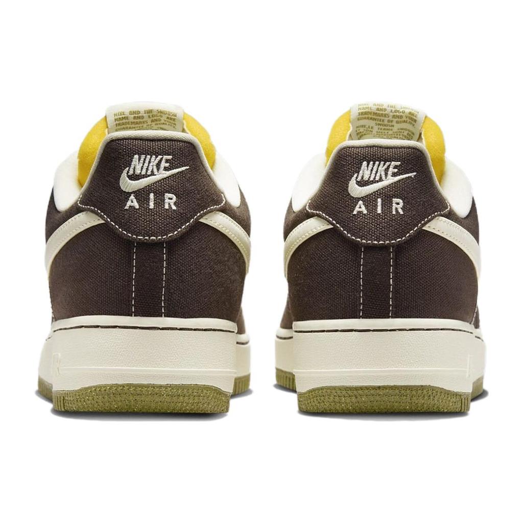 New Nike Air Force 1 Low '07 Prm Canvas Baroque Brown CI9349-201