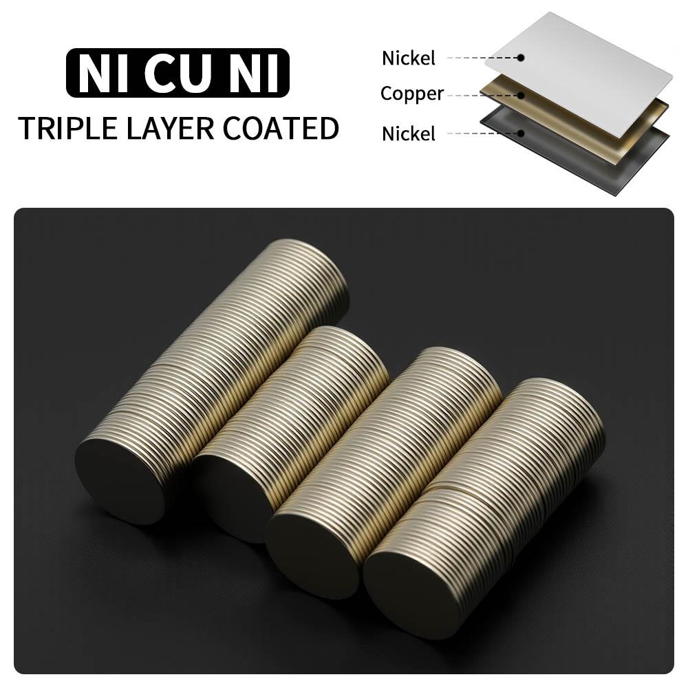 15x1mm Powerful Neodymium Magnet N35 NdfeB Permanent Magnetic imanes Round Super Strong Fridge Magnets DIY