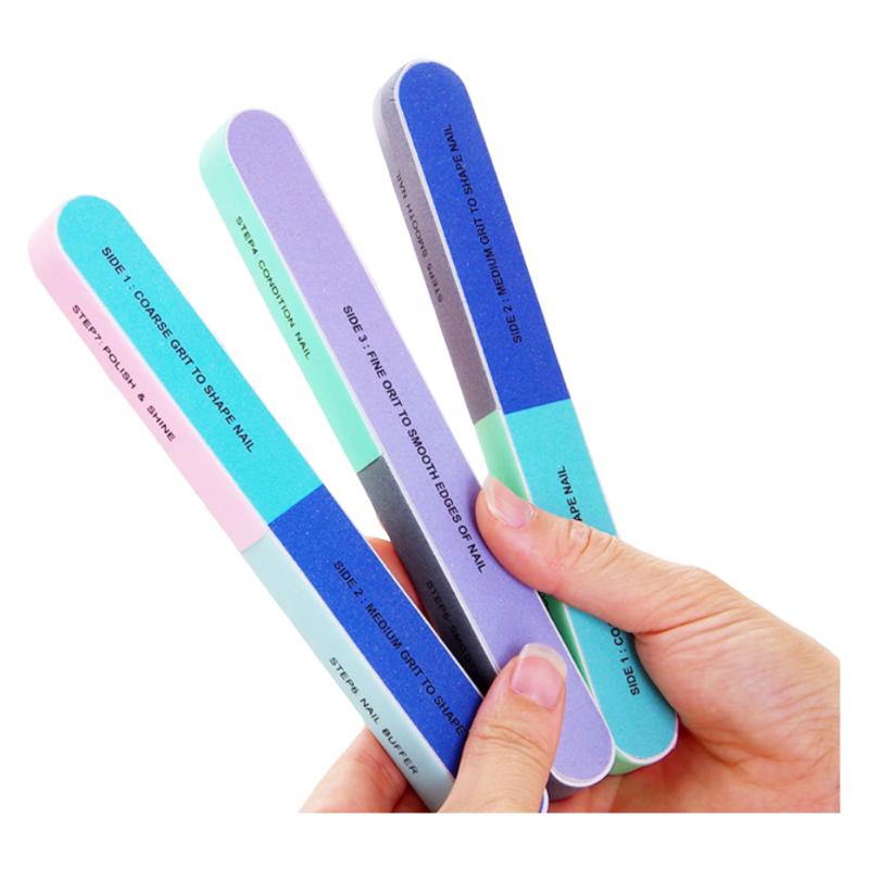 

UPLUS Frosted Nail File Set for Manicure Polishing, 3 Pieces, Nail File Strips, Sponge Sanding Strips, Nail File Strips