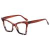 Trendy Fashionable Women'S Reading Glasses Luxury Brand Green Leopard Eyeglasses Female Anti Blue Light Presbyopia Eyewear