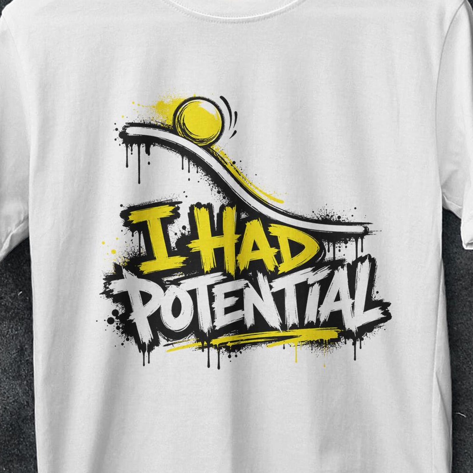 I had potential Funny Science Shirt, Physics Shirt, Teacher Shirt Funny , Science Lover T-shirt, Science Shirt, Grace, funny potential shirt 4XL