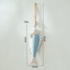 Mediterranean Retro Wooden Fish Skewers Hanging in The Ocean Fengxiang Villagers' Tavern Restaurant Wall Art Decorations