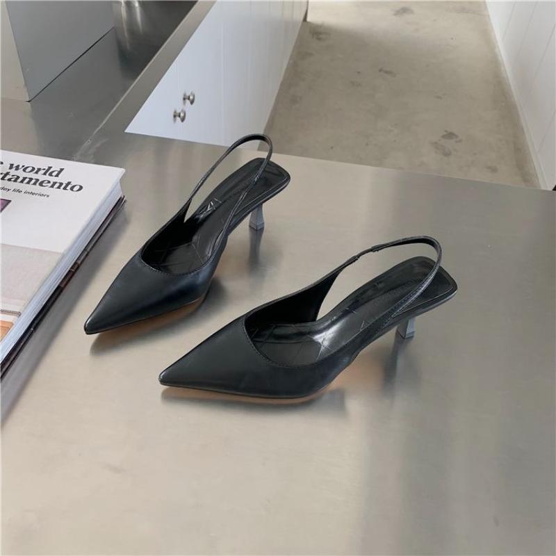 Nuovo Stile Bailamos Sandali da Donna Punta Affilata Eleganti Scarpe a Tacco Basso Moda Estiva Slingback Donna Zoccoli Scarpe Décolleté Scarpe Eleganti