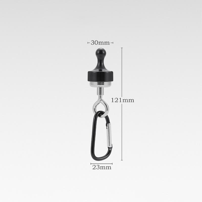 Portable Outdoor Magnetic Hook, Accessory with Hanging Buckle for Camping Lights, Tent, Awning, Carabiner, Etc.