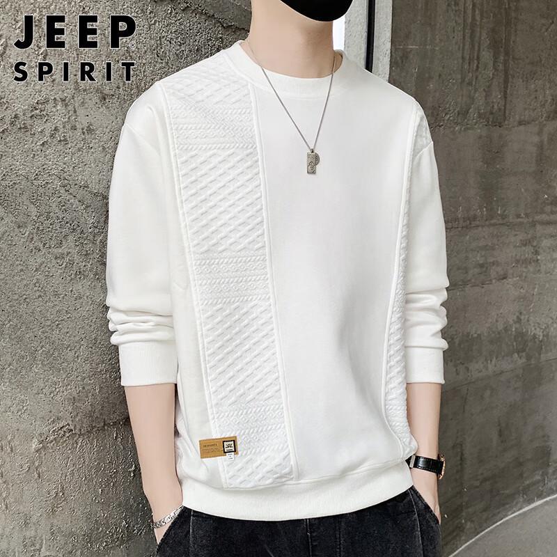 

JEEP SPIRIT Men s Casual Long-Sleeve Sweatshirt 2XL