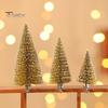 3Pcs Mini Christmas Trees Realistic Looking Vivid Color Non-Fading Artificial Clip-on Small Sisal Trees Decorations