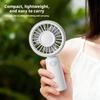 Tragbarer Schreibtischventilator USB wiederaufladbar Make-up Wimpernkühler Neue Taschen-Handventilatoren Büro Reise