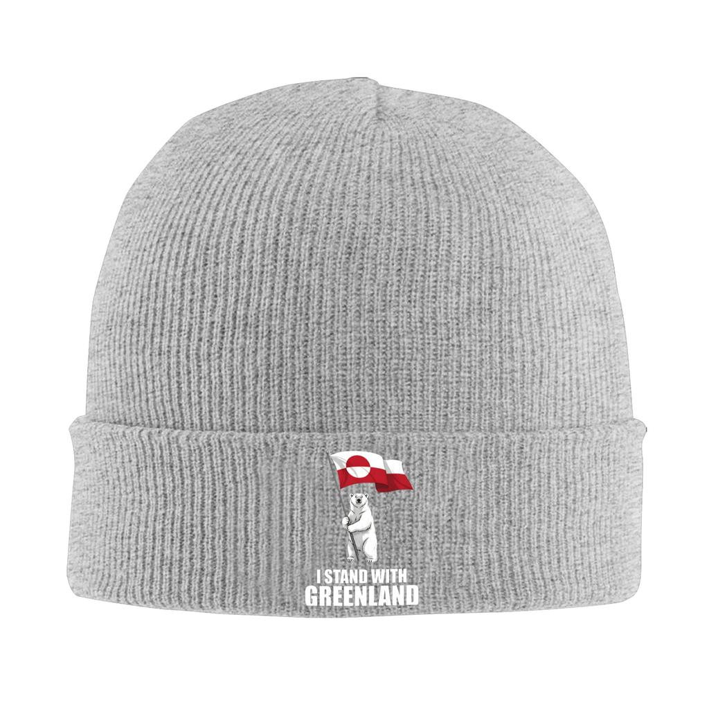 Greenland Flag Beanie Hats Knit Hat Men Women Cool Warm Caps Autumn Winter Kpop Design Bonnet Hats