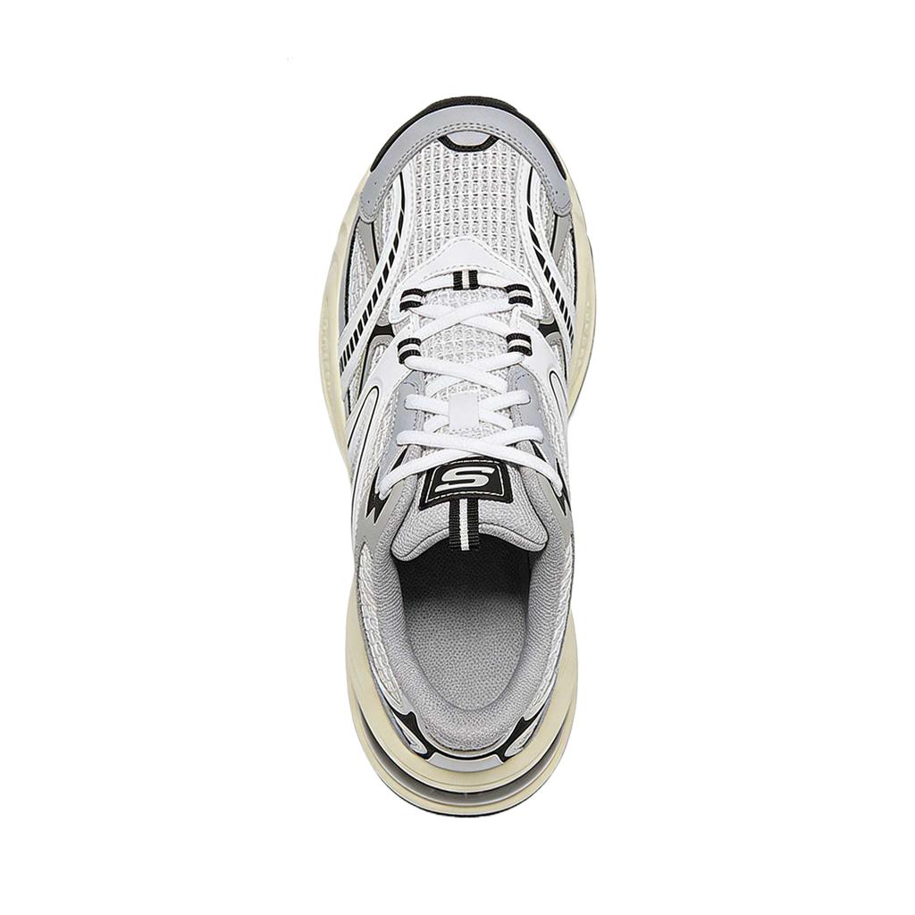 Skechers Mesh Round Toe Lace-Up Low-Top Dad Shoes Men Sneakers 183208-WGY