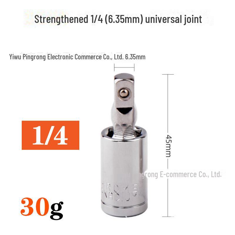 3-in-1 Ratchet Wrench Socket Adapter: 1/2 To 3/8 To 1/4 Conversion Head