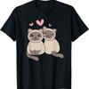 Siamese Cat Kawaii Cats Cute Animals For S T-Shirt