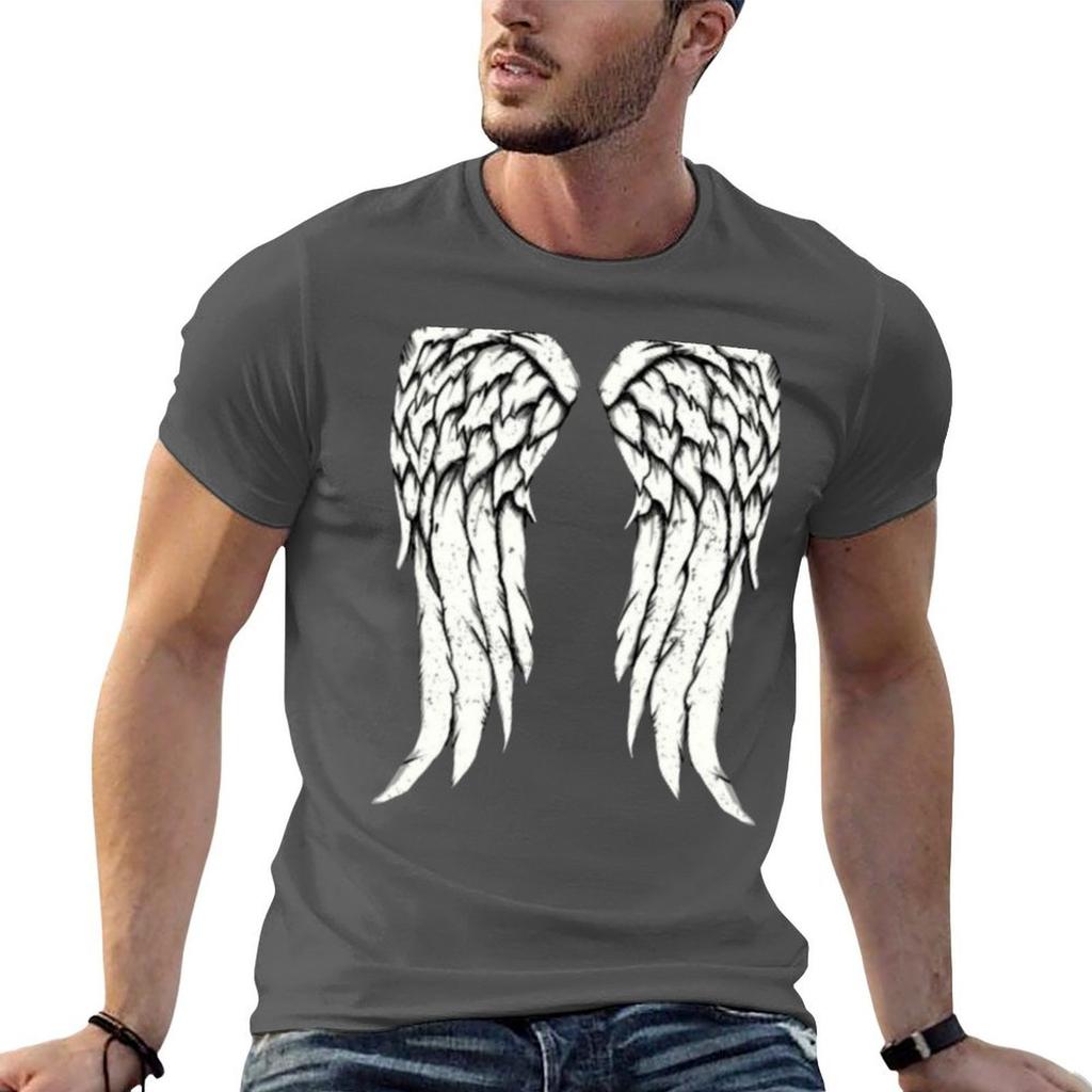 Daryl Dixon Wings Tshirt Unisex T Shirt Summer T Shirts For Unisex Cotton Black Cotton Tshirt Plain For Unisex Package Tshirt