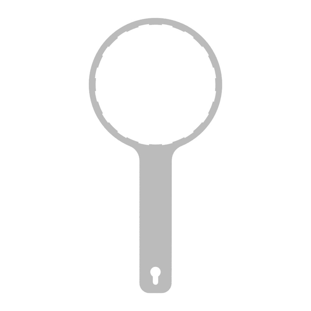 Solid Galvanized Steel Aquawater Water Filter Body Key