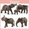 Wildtier PVC Elefantenmodell mit realistischen Details für dekorative Bildung