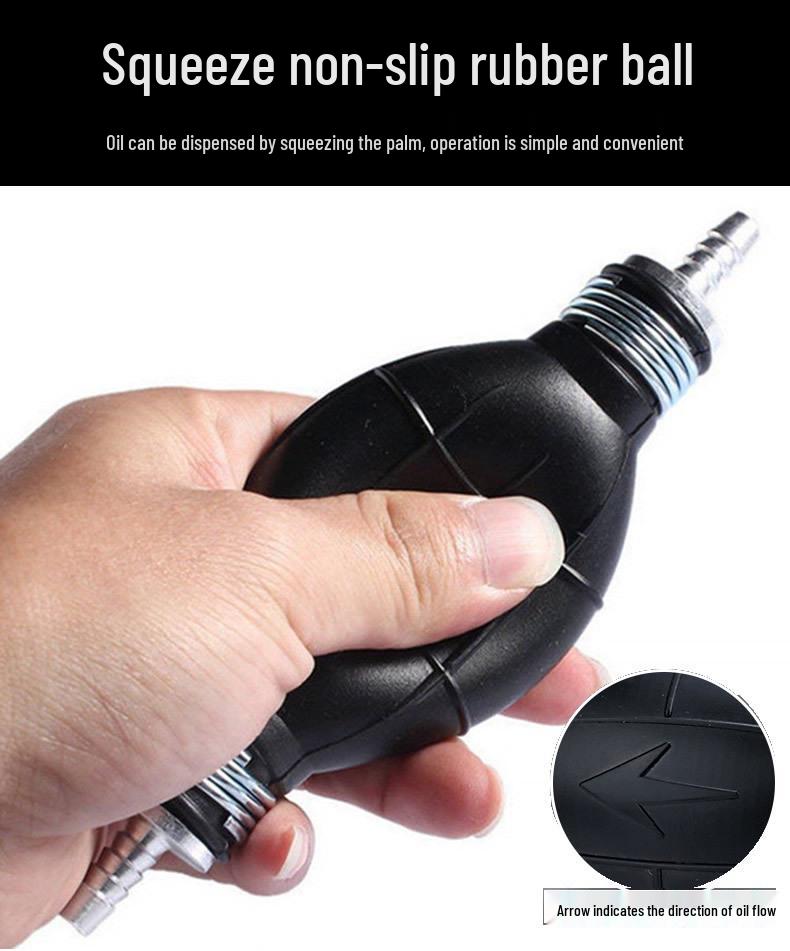 Cross-Border Automotive and Marine Hand Pump - Aluminum Alloy One-Way Valve, Hand-Operated Oil and Water Suction - Available in 6/8/10/12 Sizes.