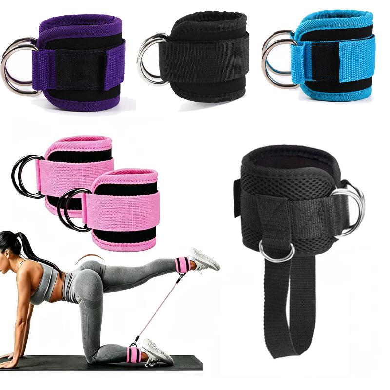 Ankle Straps for Cable Machine Durable Neoprene Padded Ankle Cuffs for Men Women Gym Glute Workout Kickback Exercise