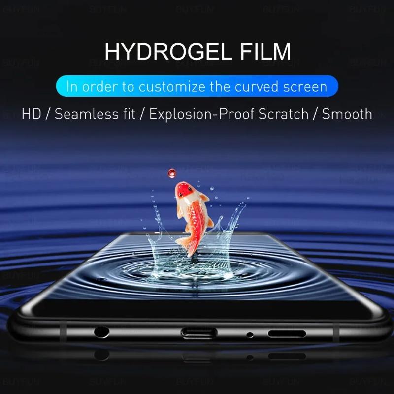 5Pcs Hydrogel Film For Motorola G86 G85 G36 G35 G56 G55 Full Cover Screen Protector For Motorola G15 G16