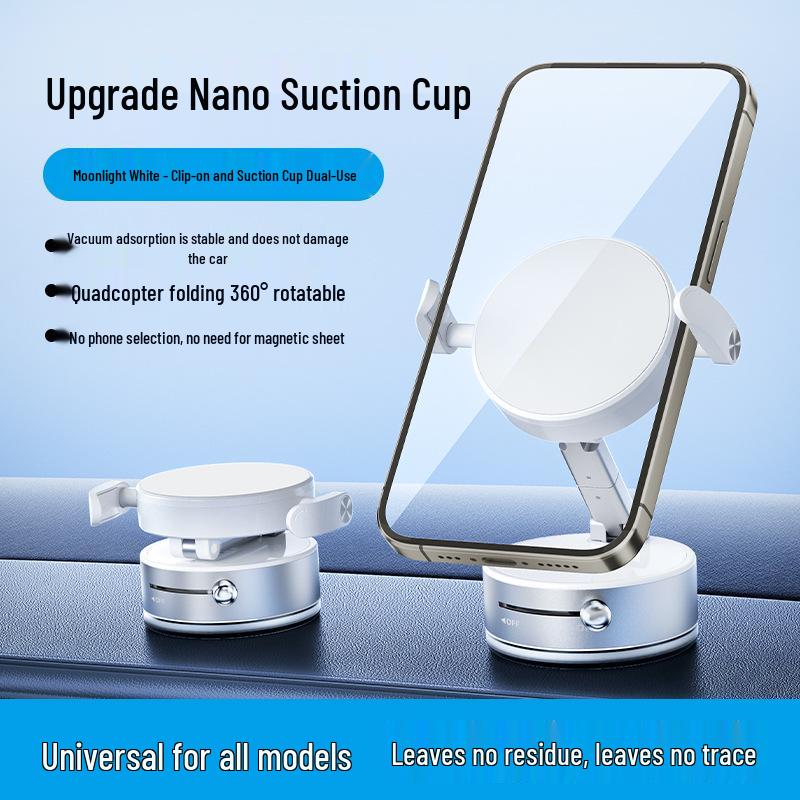 Upgraded Multi-functional Rotating Vacuum Magnetic Phone Holder