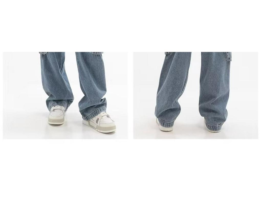 Women's High-Waist Hip-Hop Workwear Jeans: Autumn & Winter 2022, Loose-Fit, Wide-Leg Style