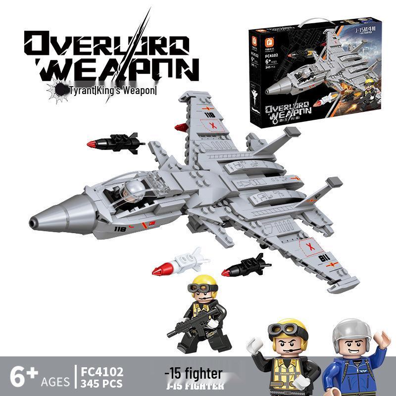 FC4101 Military Fighter Plane Model Building Blocks Set - Lego Compatible