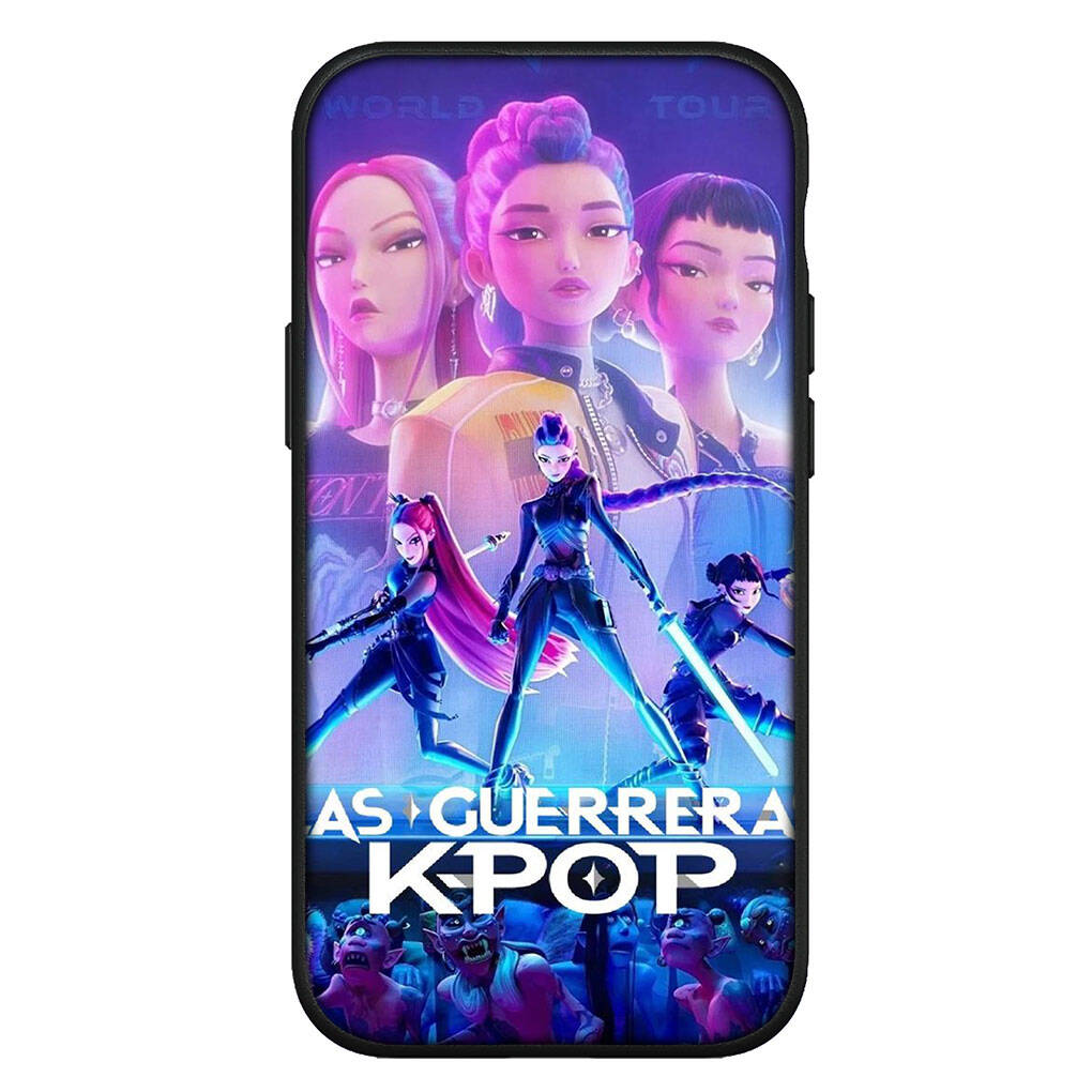 Für Samsung Galaxy S25 S24 S23 S22 Ultra FE Plus A17 A37 A57 A56 A55 A06 A16 A15 A36 A26 A35 A05 A25 A54 A34 Hülle Rumi KPopZoey Dämon X Jäger Mira