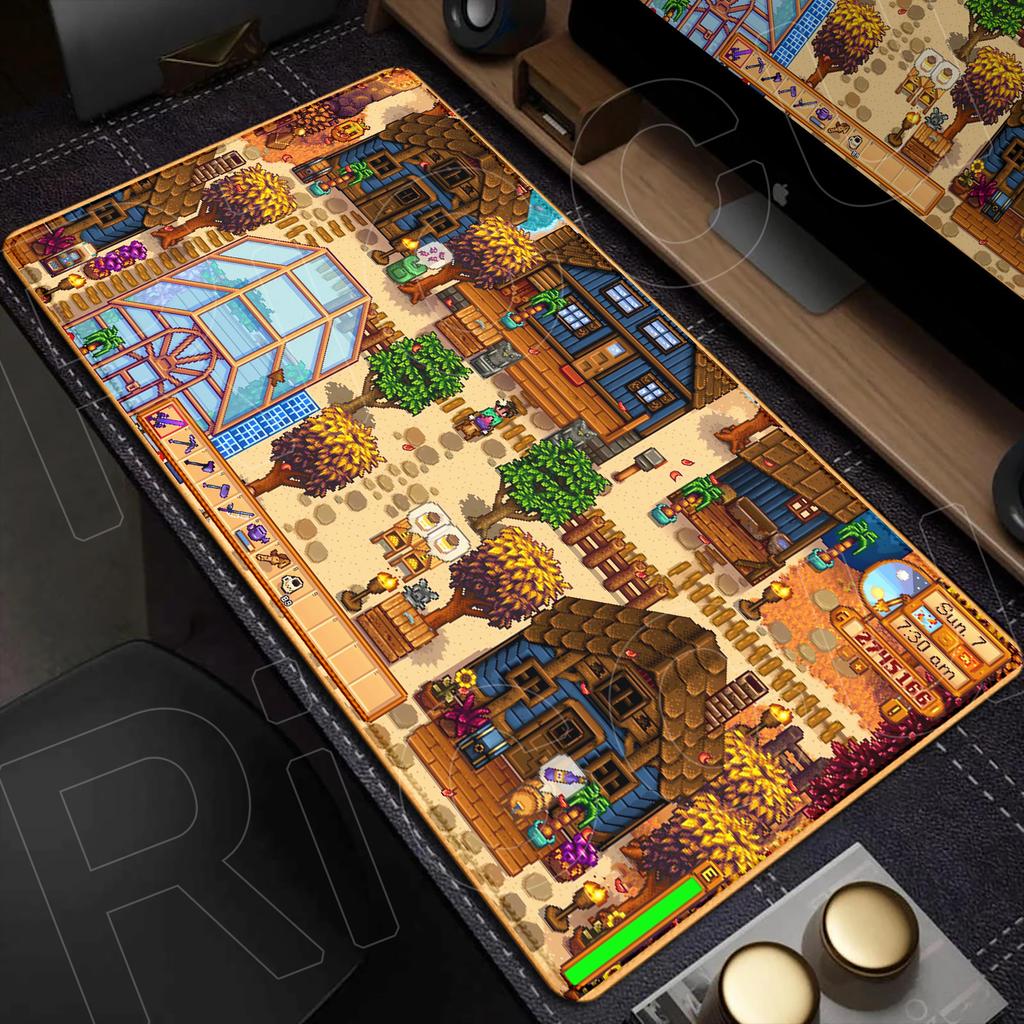 Large Anime Non-slip Keyboard Mouse Pad Laptop Office Accessories Hot Gaming Stardew Valley New Desk Mat Washable Durable Carpet