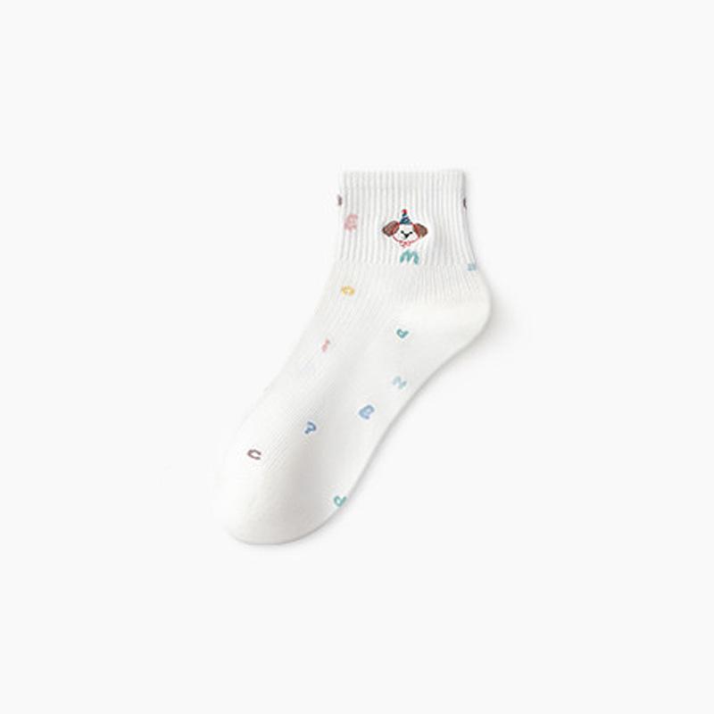 Women s Summer Thin Pure Cotton Breathable Mid-Calf Maternity Socks with Ruffle Lace and Seamless Mesh Design. One Size