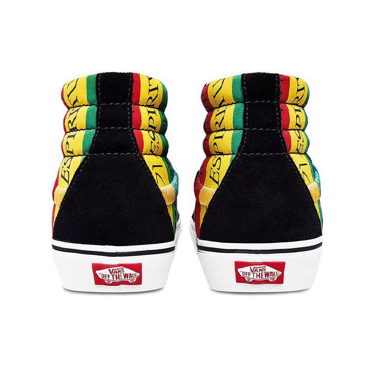 Sk8-Hi Vans Spirit Unisex Sneakers Black Multi-Color True-White VN0A4U3CWK2