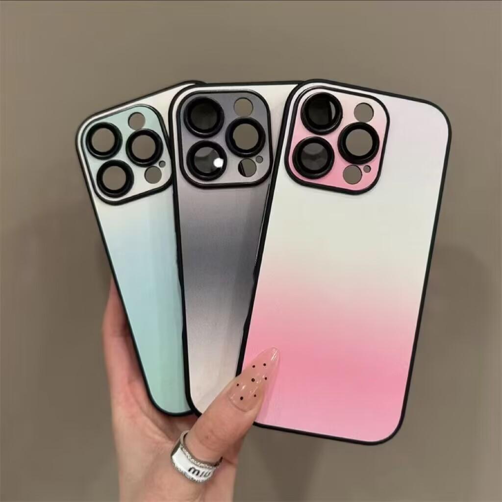 16 Applicable iPhone15 mobile phone case gradual change 16promax all-inclusive 15promax Apple 14 advanced sense 13 case