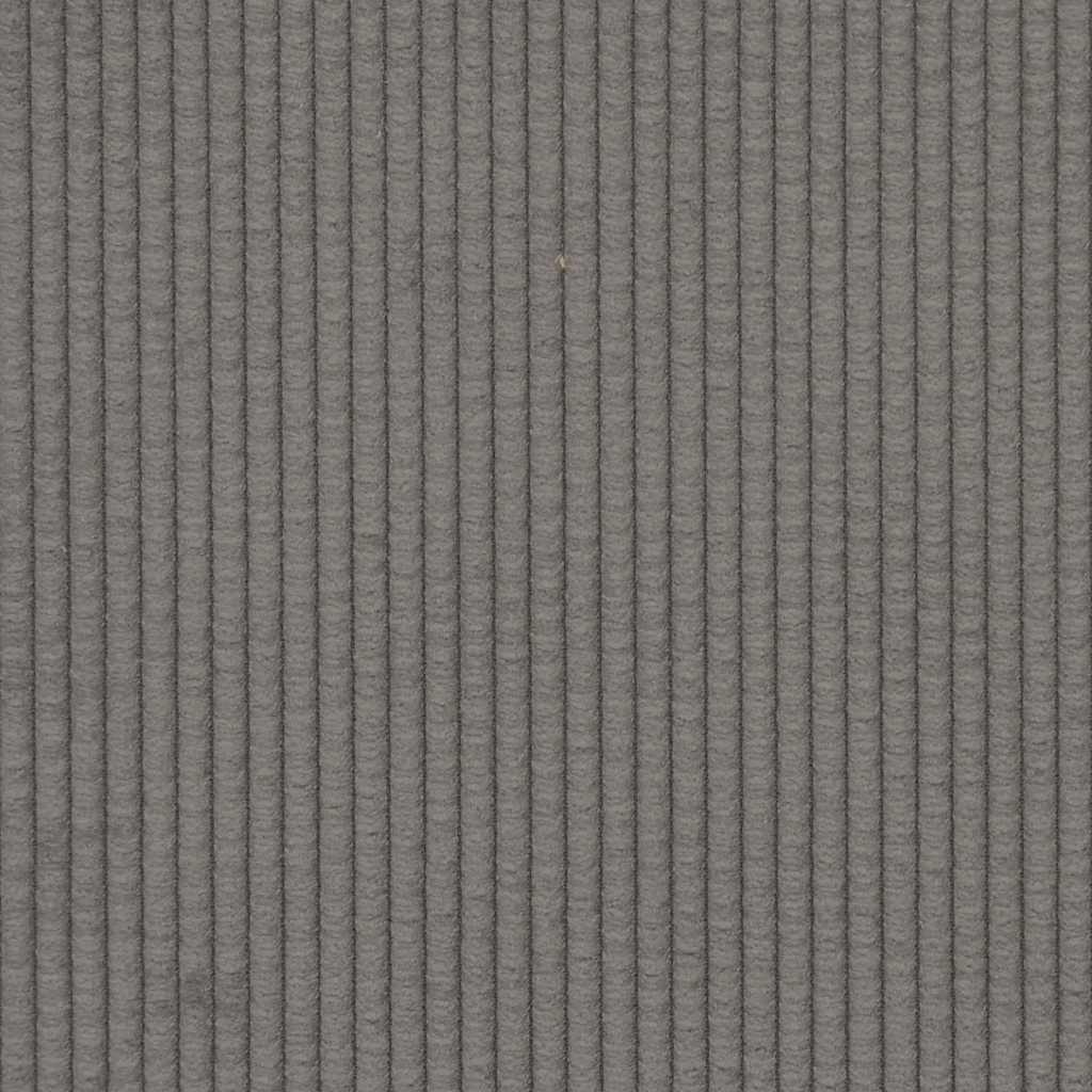 2 Seater Sofa Light Grey 180x77x82 Cm Corduroy Fabric